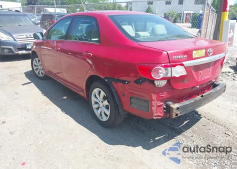 2012 Toyota Corolla Le z USA, uszkodzony, nr VIN 2T1BU4EE1CC895484